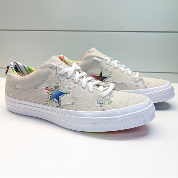 Converse One Star Low Pride Family Unity Leather Casual Sneakers Size Men's 11 - Picture 2 of 11